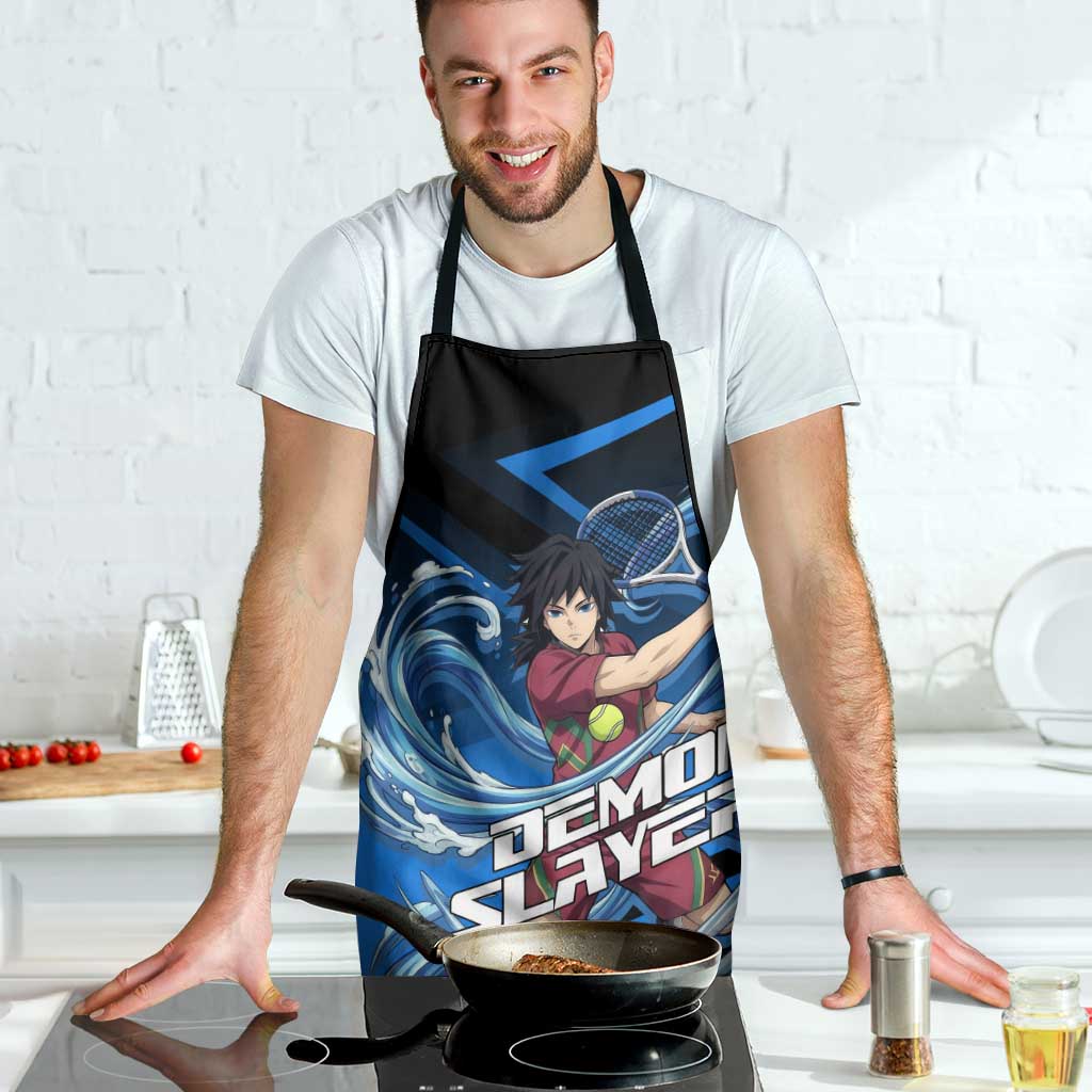 Giyuu Tomioka Water Serve Apron Sporty Anime Mashup Style
