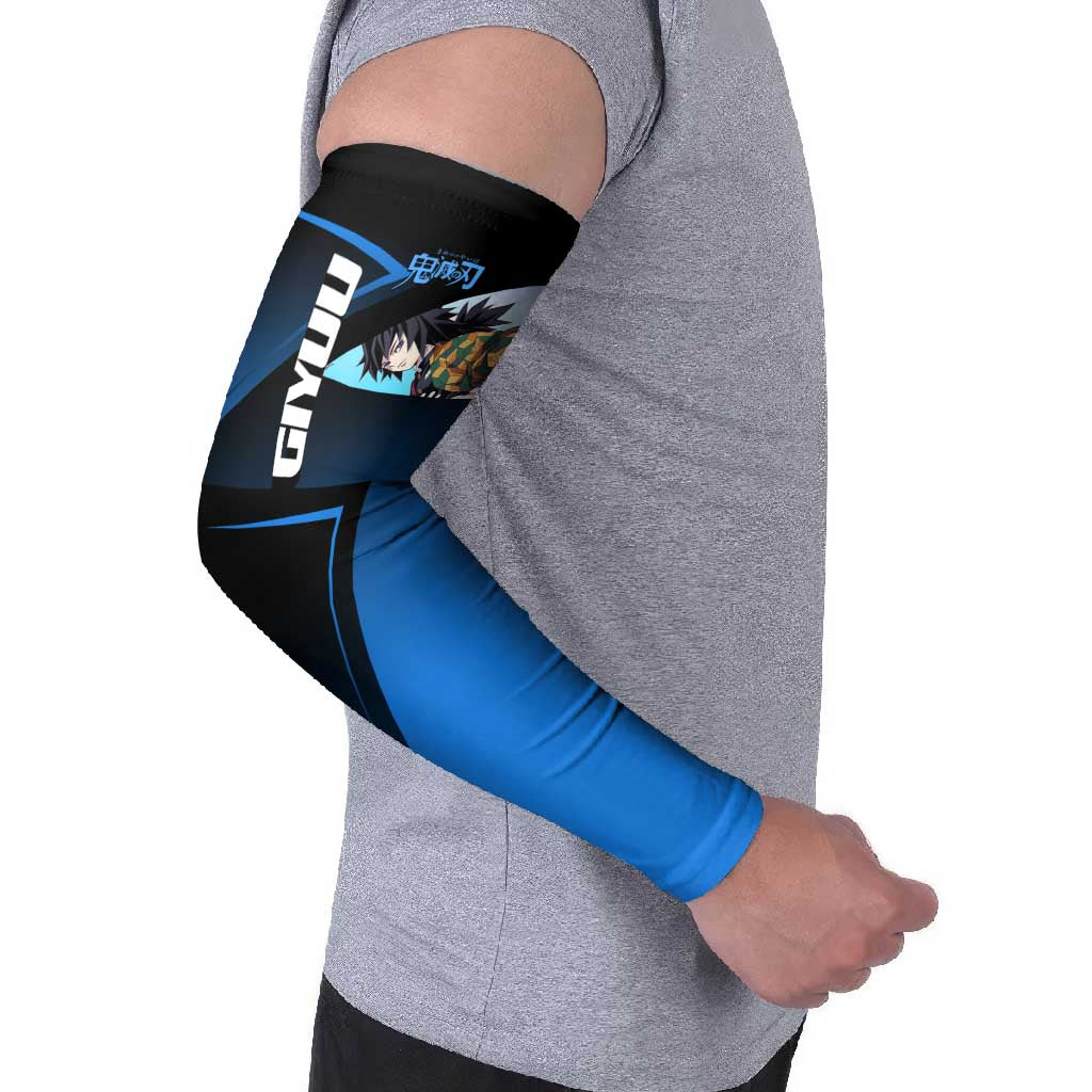 Giyuu Tomioka Water Serve Arm Sleeves Sporty Anime Mashup Style