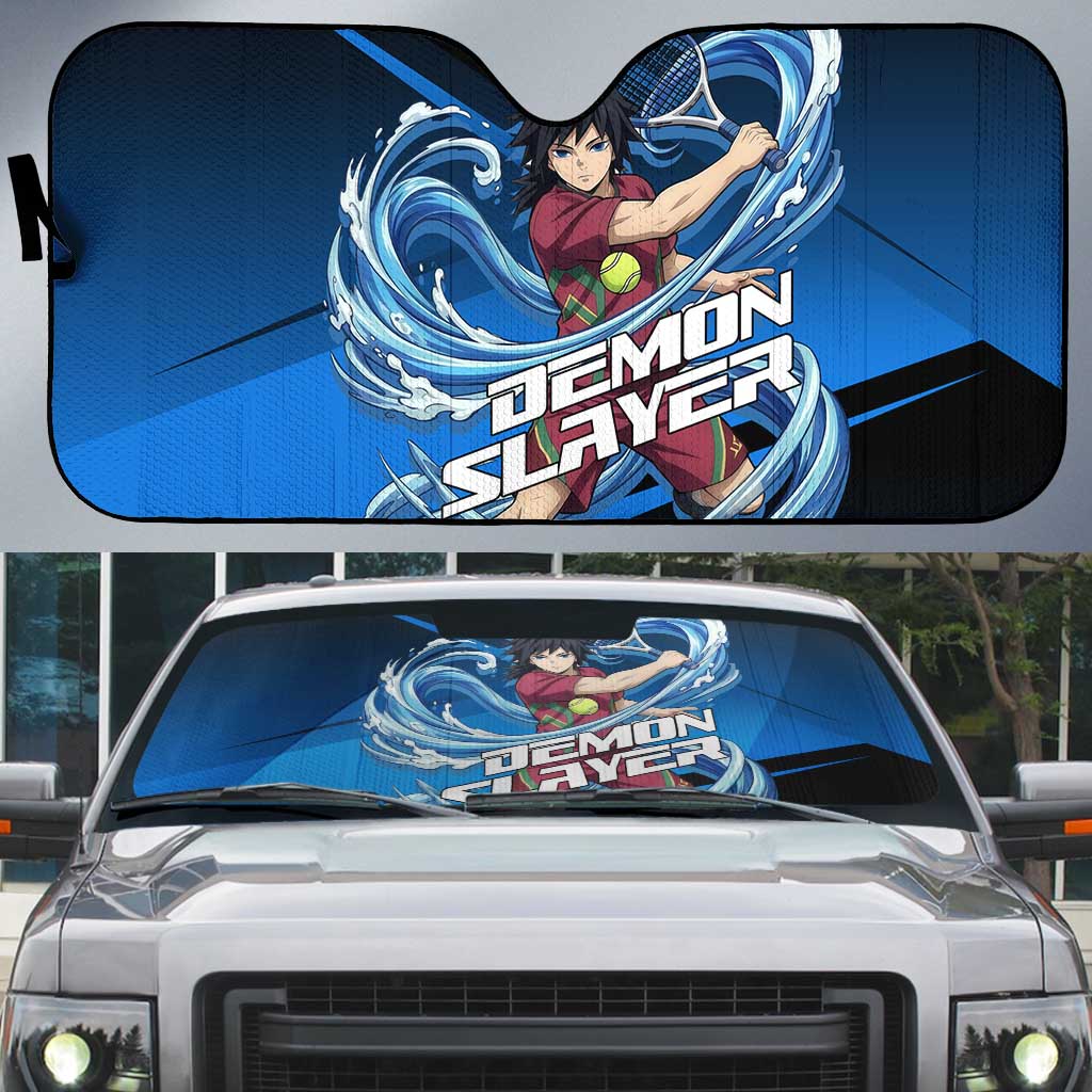 Giyuu Tomioka Water Serve Auto Sun Shade Sporty Anime Mashup Style