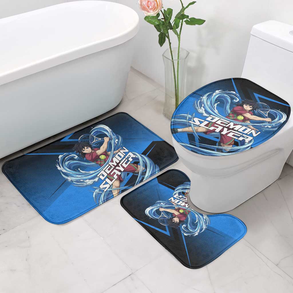 Giyuu Tomioka Water Serve Bathroom Set Sporty Anime Mashup Style