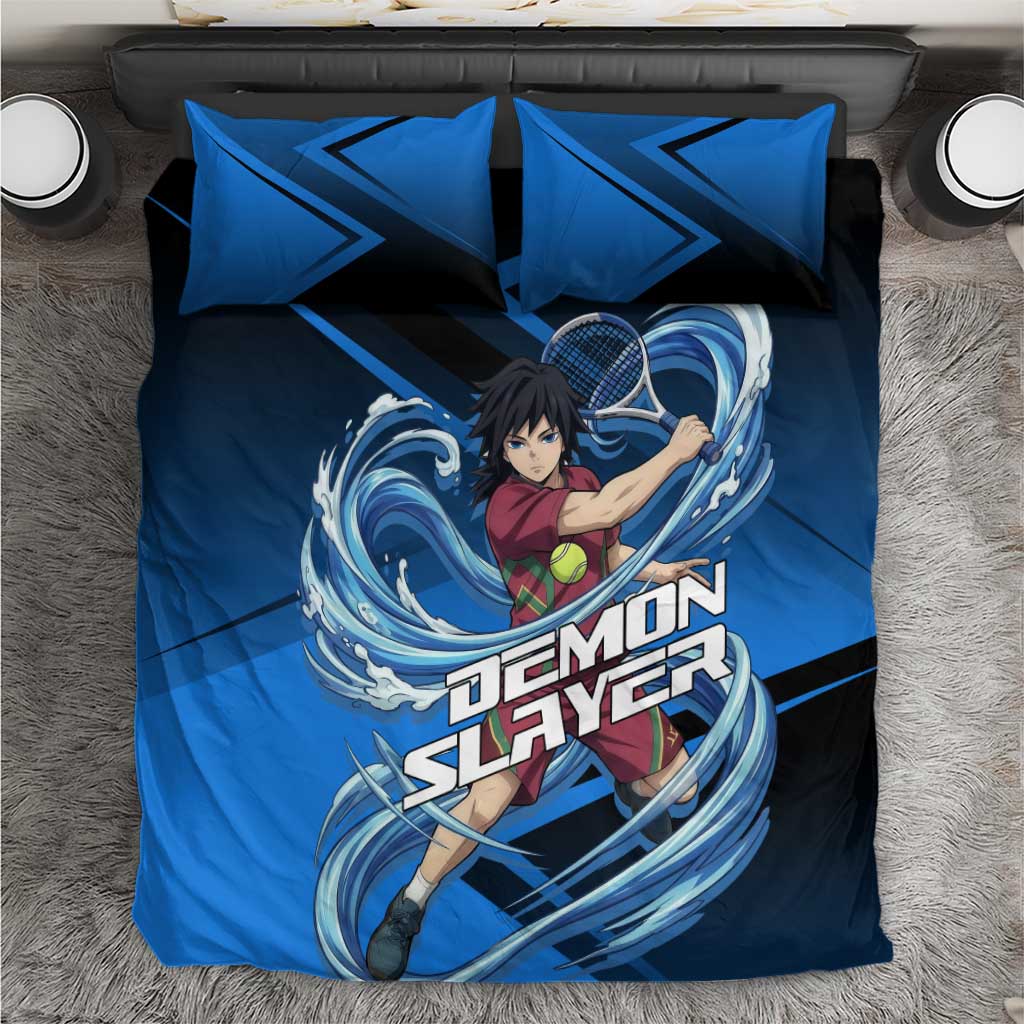 Giyuu Tomioka Water Serve Bedding Set Sporty Anime Mashup Style