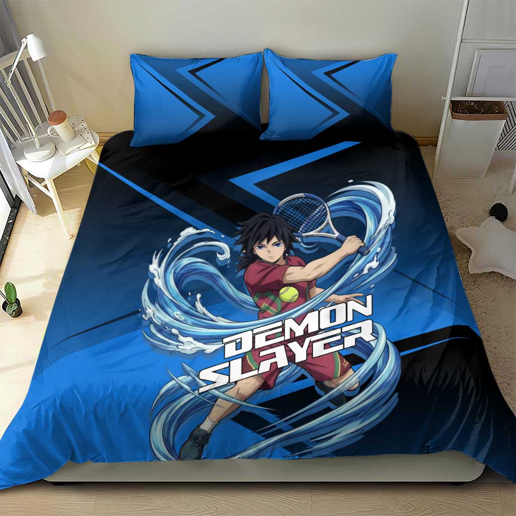 Giyuu Tomioka Water Serve Bedding Set Sporty Anime Mashup Style