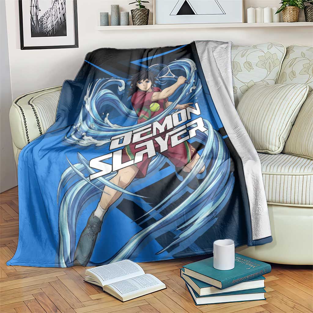 Giyuu Tomioka Water Serve Blanket Sporty Anime Mashup Style