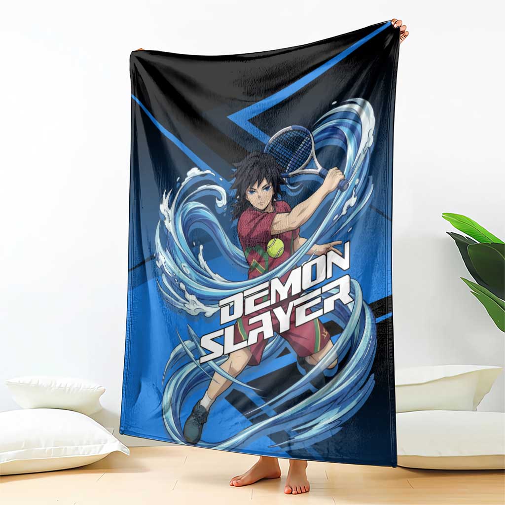 Giyuu Tomioka Water Serve Blanket Sporty Anime Mashup Style