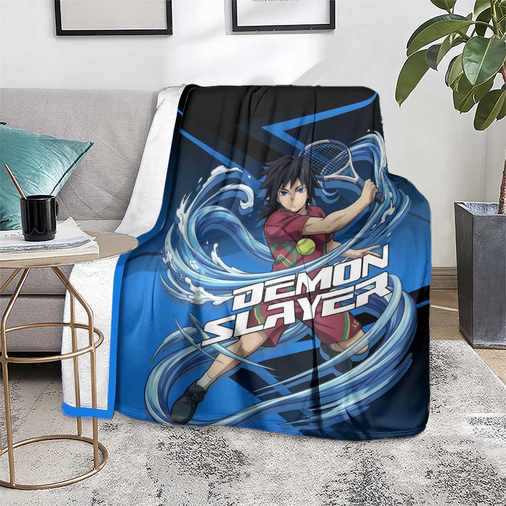 Giyuu Tomioka Water Serve Blanket Sporty Anime Mashup Style