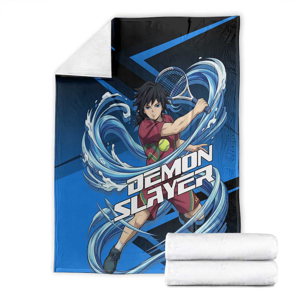 Giyuu Tomioka Water Serve Blanket Sporty Anime Mashup Style