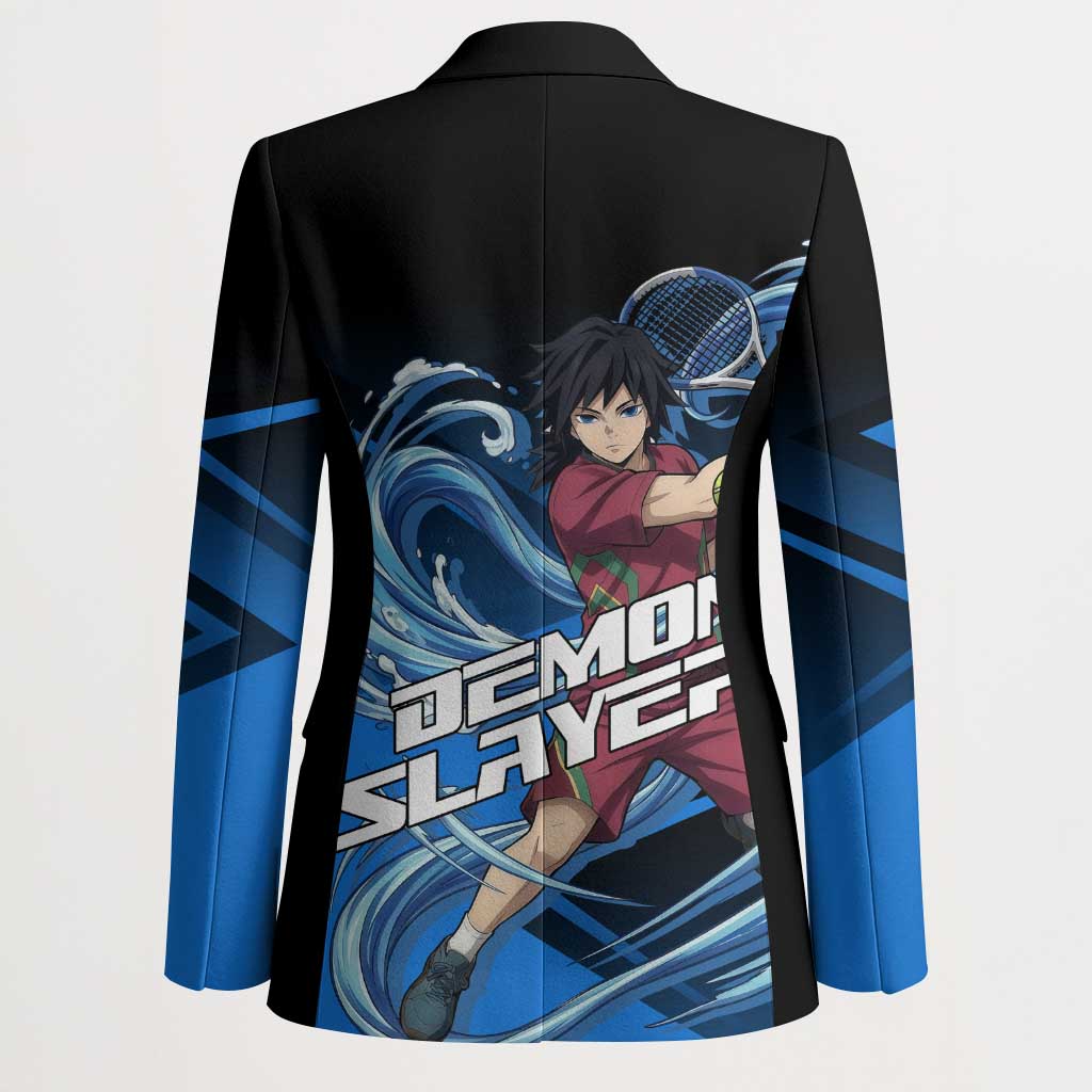 Giyuu Tomioka Water Serve Blazer Sporty Anime Mashup Style