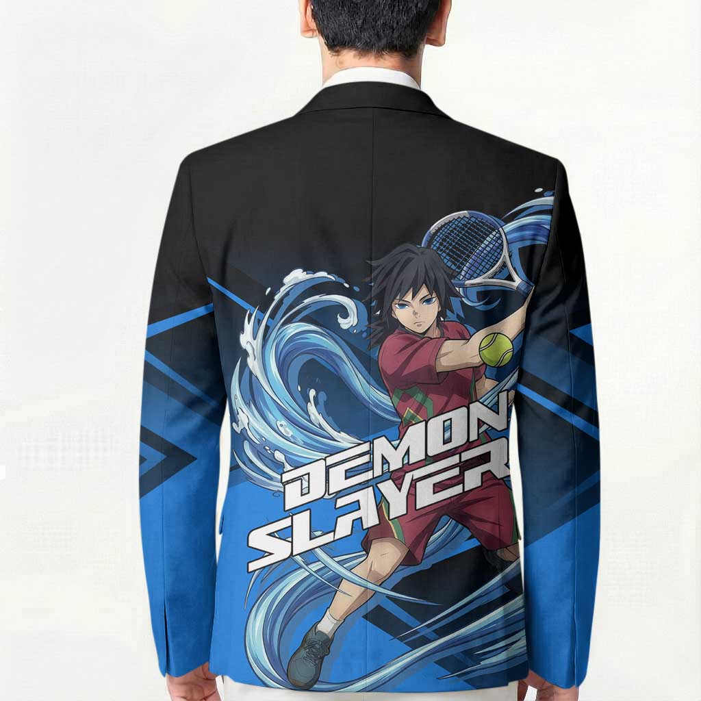Giyuu Tomioka Water Serve Blazer Sporty Anime Mashup Style