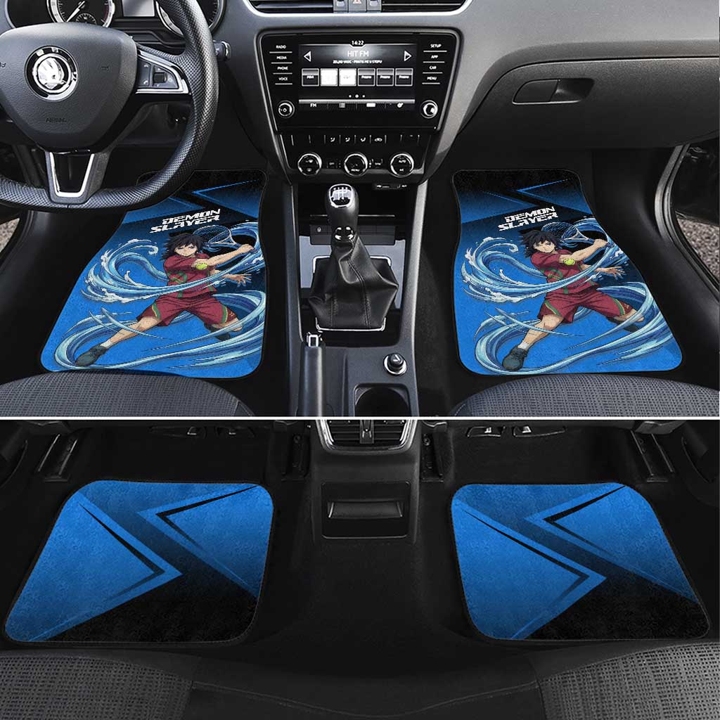 Giyuu Tomioka Water Serve Car Mats Sporty Anime Mashup Style