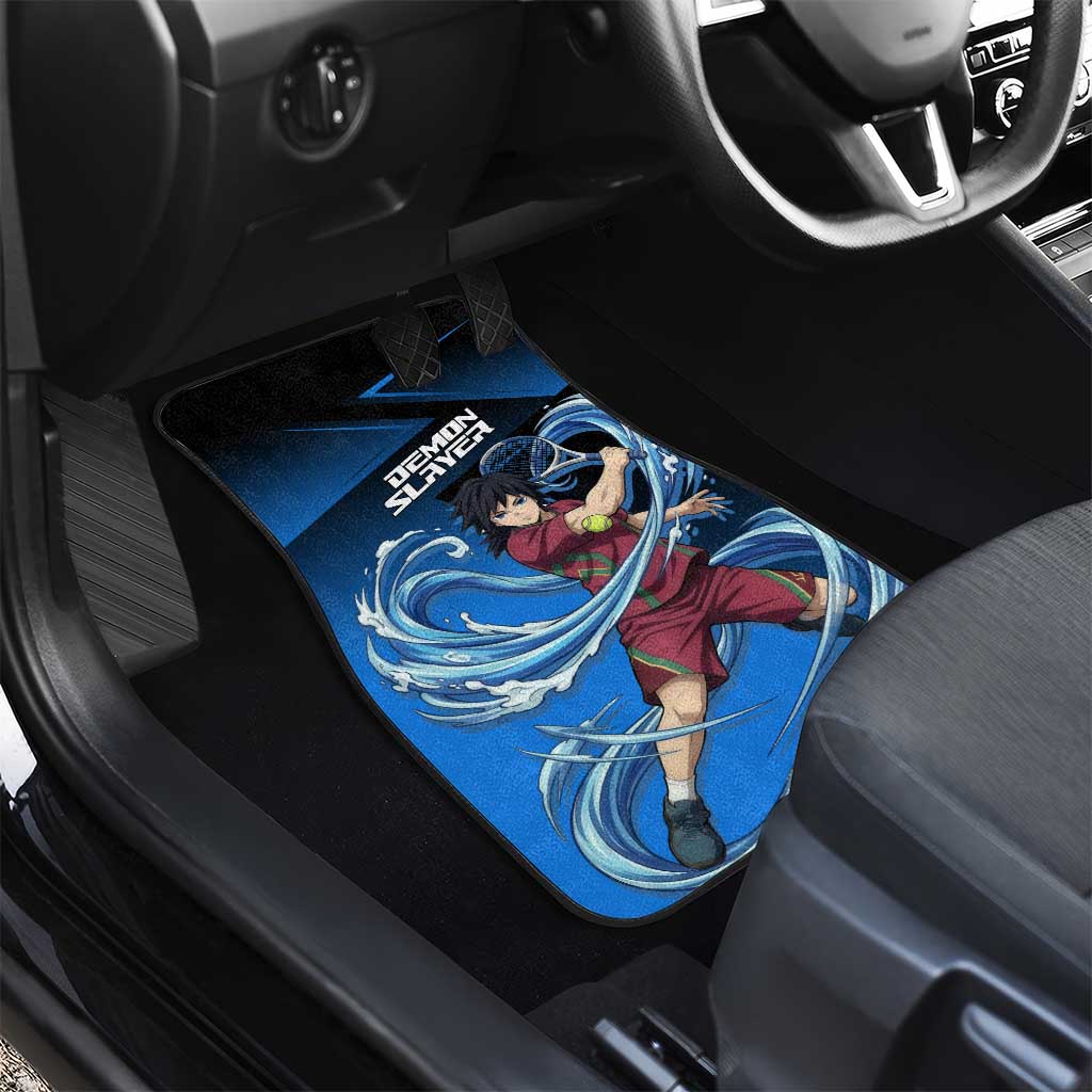 Giyuu Tomioka Water Serve Car Mats Sporty Anime Mashup Style