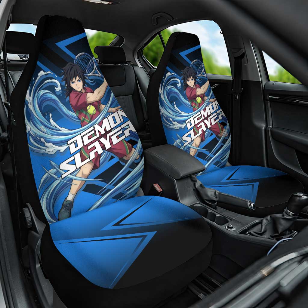Giyuu Tomioka Water Serve Car Seat Cover Sporty Anime Mashup Style
