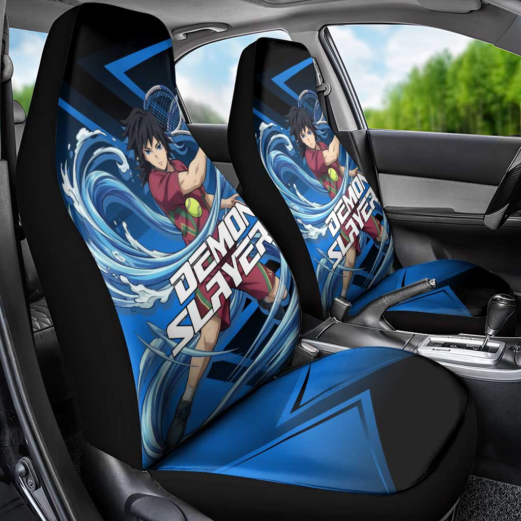 Giyuu Tomioka Water Serve Car Seat Cover Sporty Anime Mashup Style