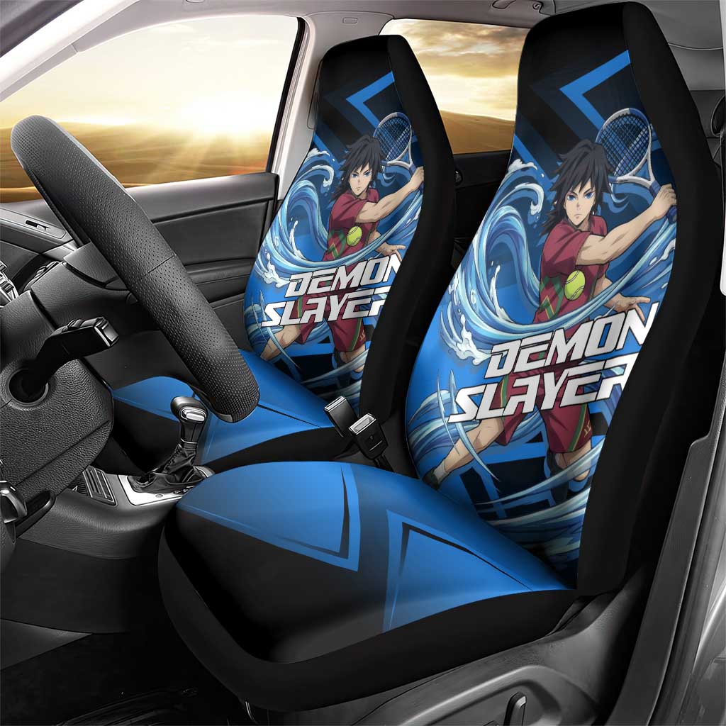 Giyuu Tomioka Water Serve Car Seat Cover Sporty Anime Mashup Style