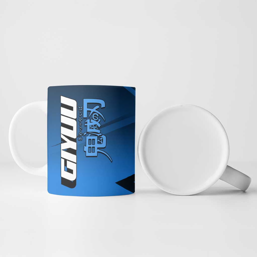 Giyuu Tomioka Water Serve Ceramic Mug Sporty Anime Mashup Style