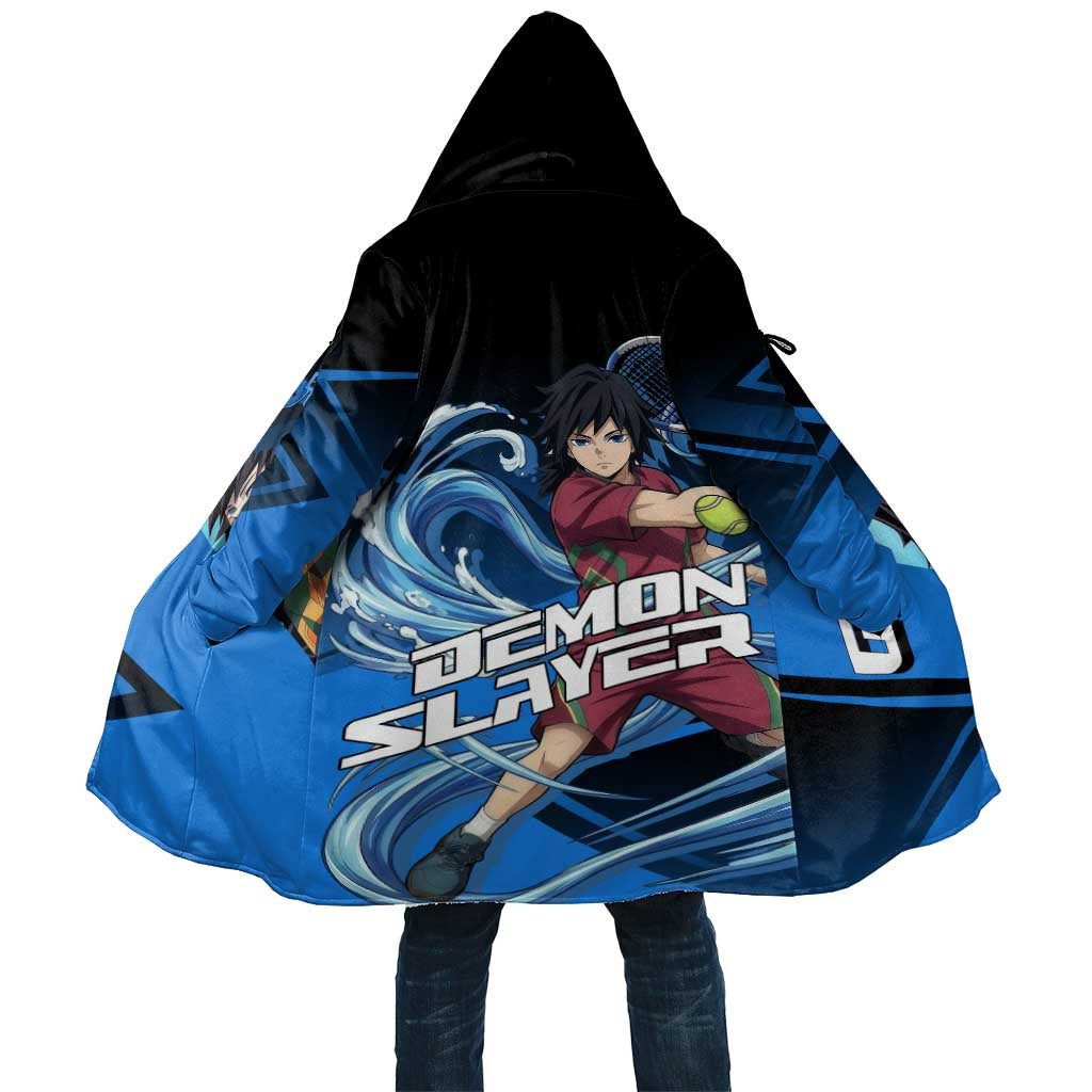 Giyuu Tomioka Water Serve Cloak Sporty Anime Mashup Style