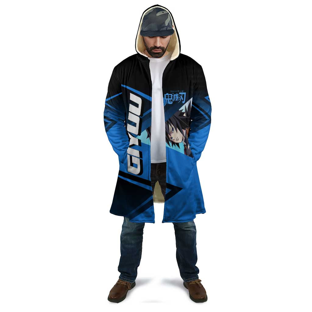 Giyuu Tomioka Water Serve Cloak Sporty Anime Mashup Style