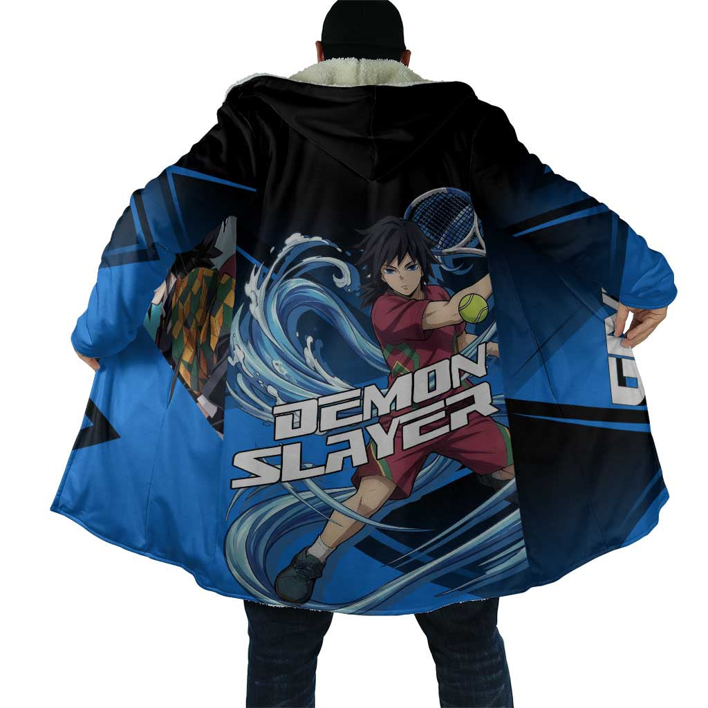 Giyuu Tomioka Water Serve Cloak Sporty Anime Mashup Style