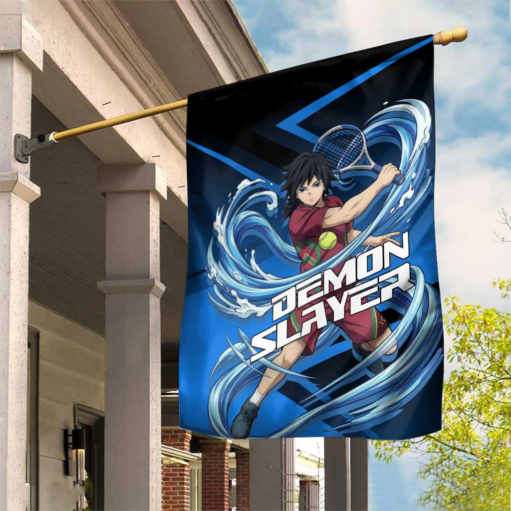 Giyuu Tomioka Water Serve Garden Flag Sporty Anime Mashup Style