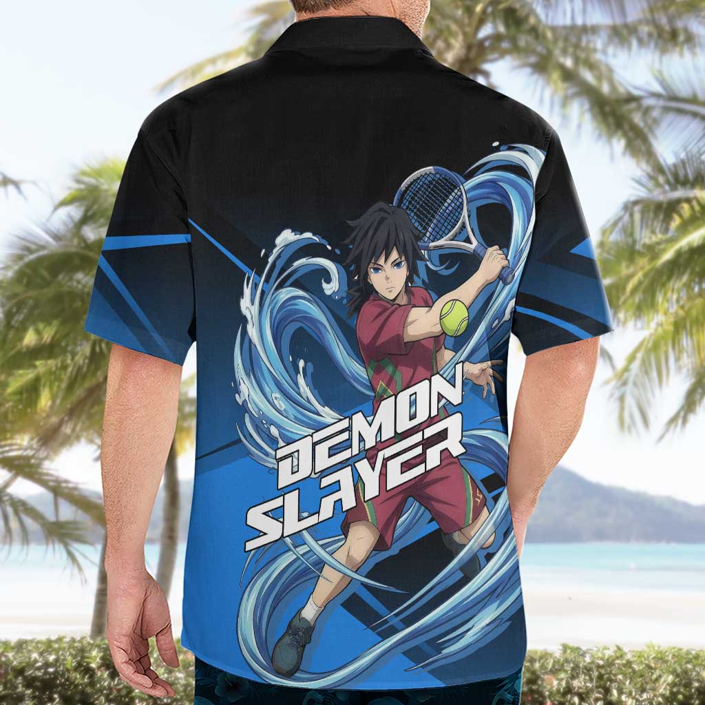 Giyuu Tomioka Water Serve Hawaiian Shirt Sporty Anime Mashup Style