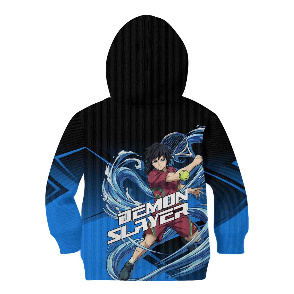 Giyuu Tomioka Water Serve Kid Hoodie Sporty Anime Mashup Style