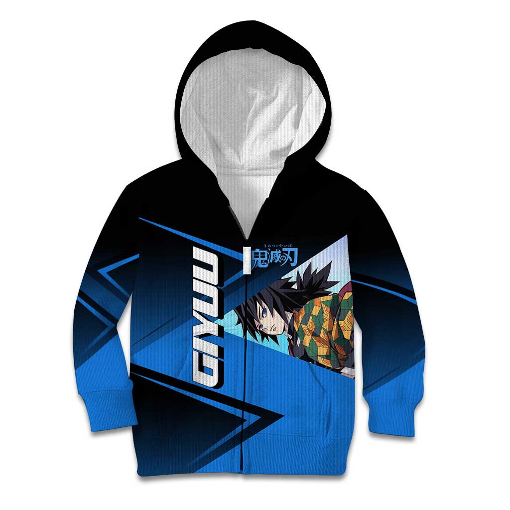 Giyuu Tomioka Water Serve Kid Hoodie Sporty Anime Mashup Style