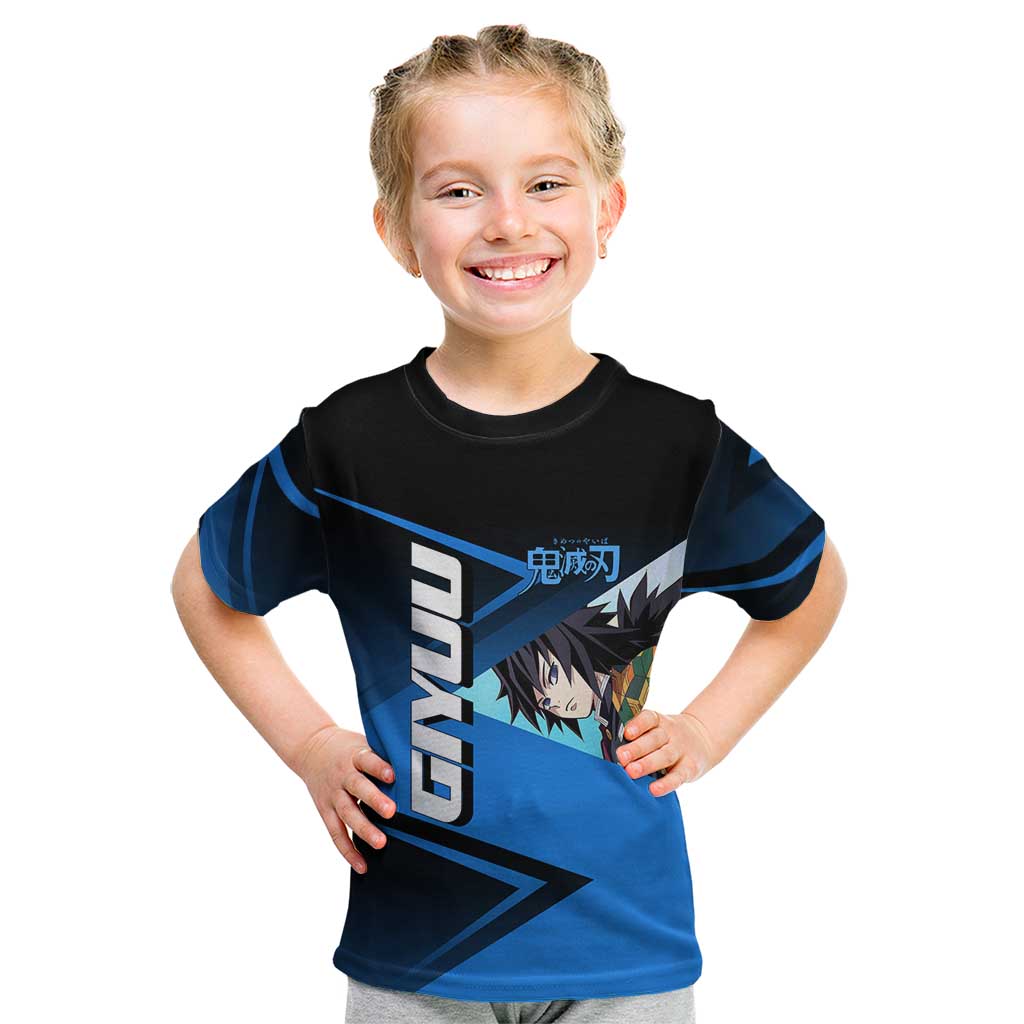 Giyuu Tomioka Water Serve Kid T Shirt Sporty Anime Mashup Style