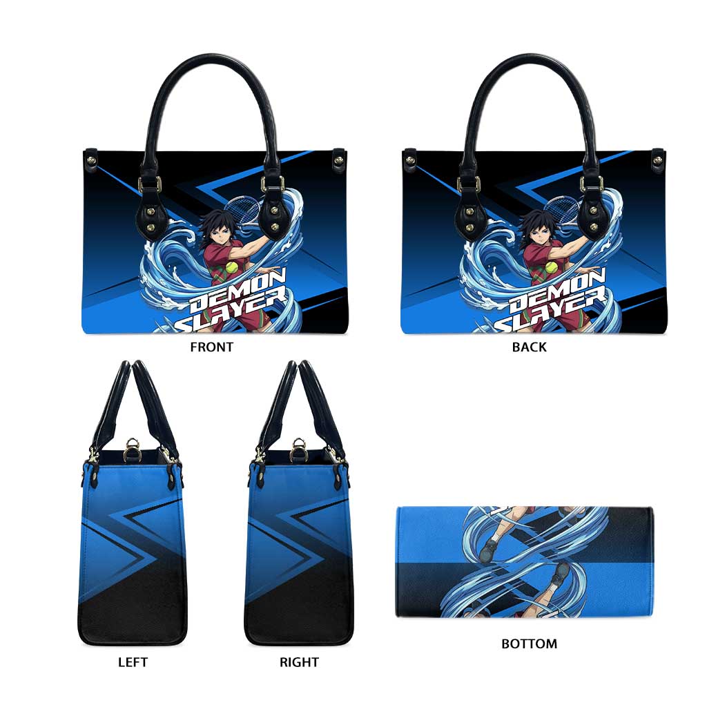 Giyuu Tomioka Water Serve Leather Bag Sporty Anime Mashup Style