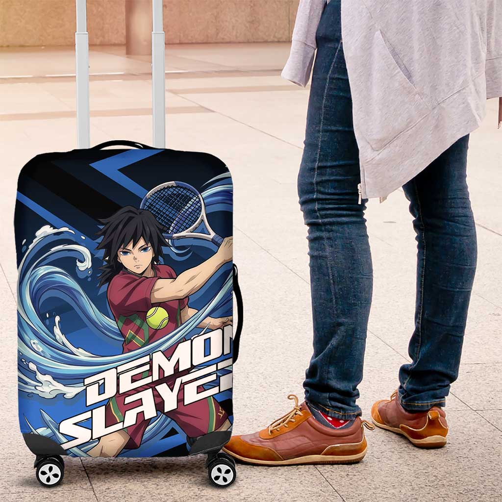 Giyuu Tomioka Water Serve Luggage Cover Sporty Anime Mashup Style