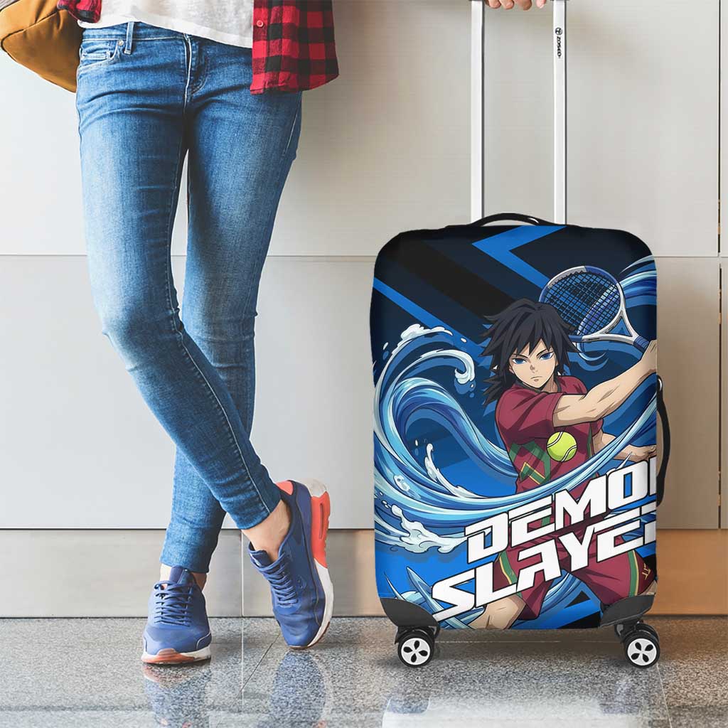 Giyuu Tomioka Water Serve Luggage Cover Sporty Anime Mashup Style