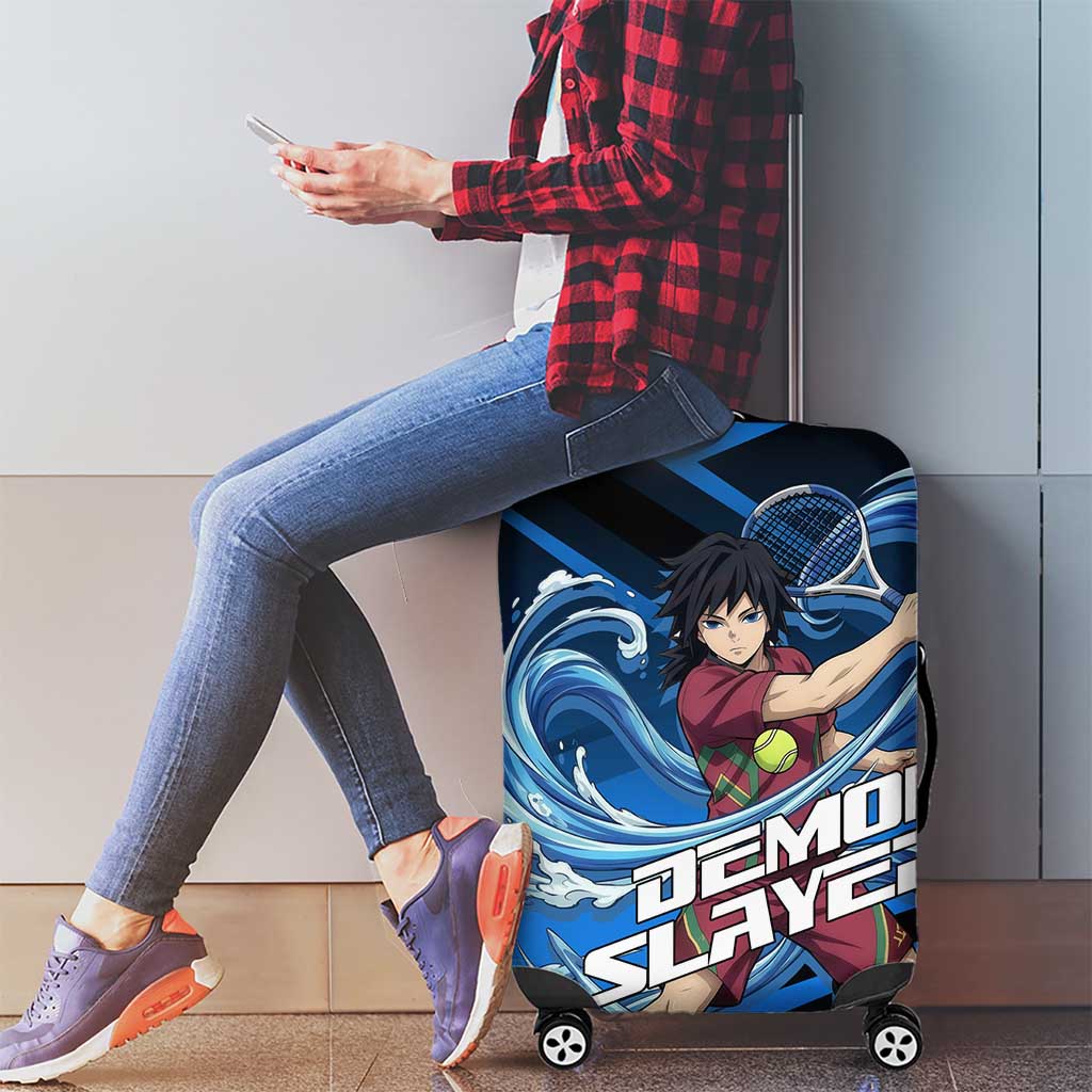 Giyuu Tomioka Water Serve Luggage Cover Sporty Anime Mashup Style