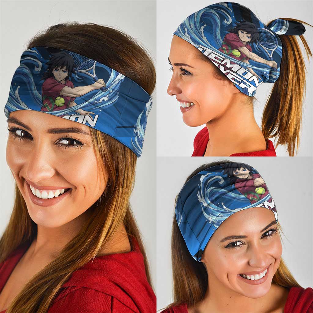 Giyuu Tomioka Water Serve Neck Gaiter Sporty Anime Mashup Style