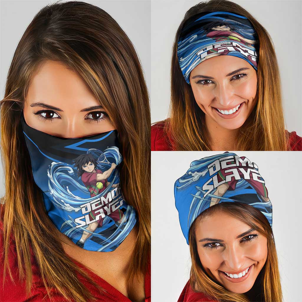 Giyuu Tomioka Water Serve Neck Gaiter Sporty Anime Mashup Style