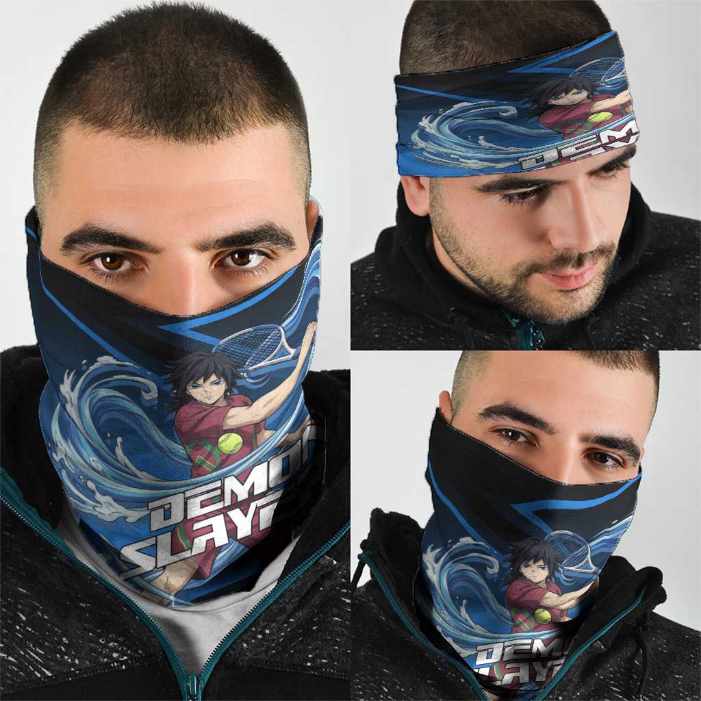 Giyuu Tomioka Water Serve Neck Gaiter Sporty Anime Mashup Style