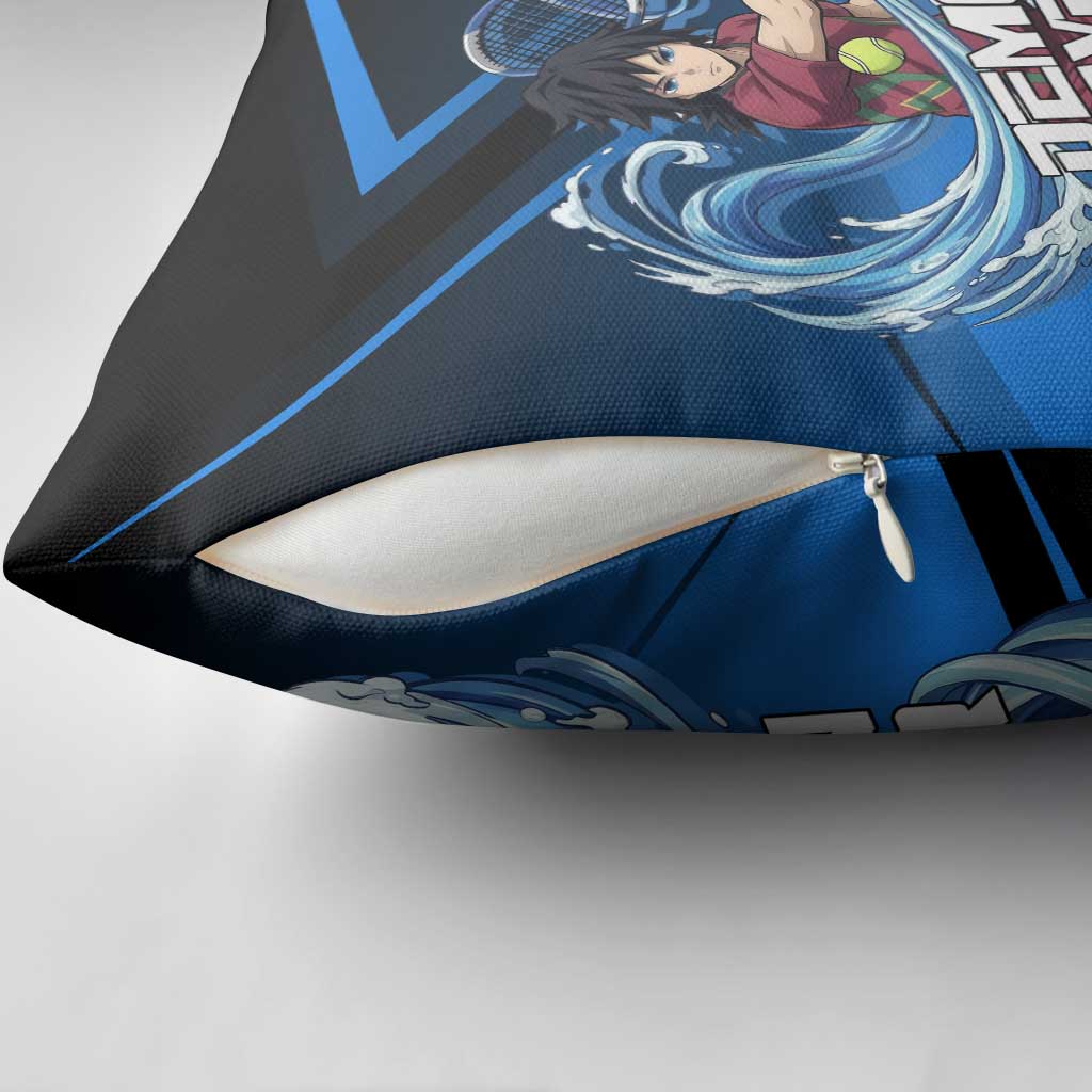 Giyuu Tomioka Water Serve Pillow Cover Sporty Anime Mashup Style
