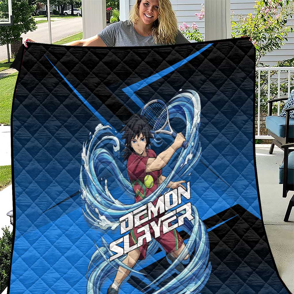 Giyuu Tomioka Water Serve Quilt Sporty Anime Mashup Style