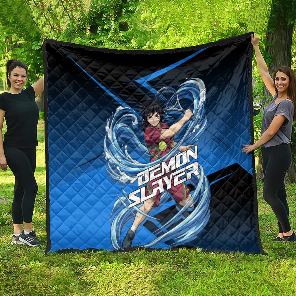 Giyuu Tomioka Water Serve Quilt Sporty Anime Mashup Style