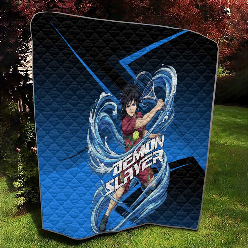 Giyuu Tomioka Water Serve Quilt Sporty Anime Mashup Style