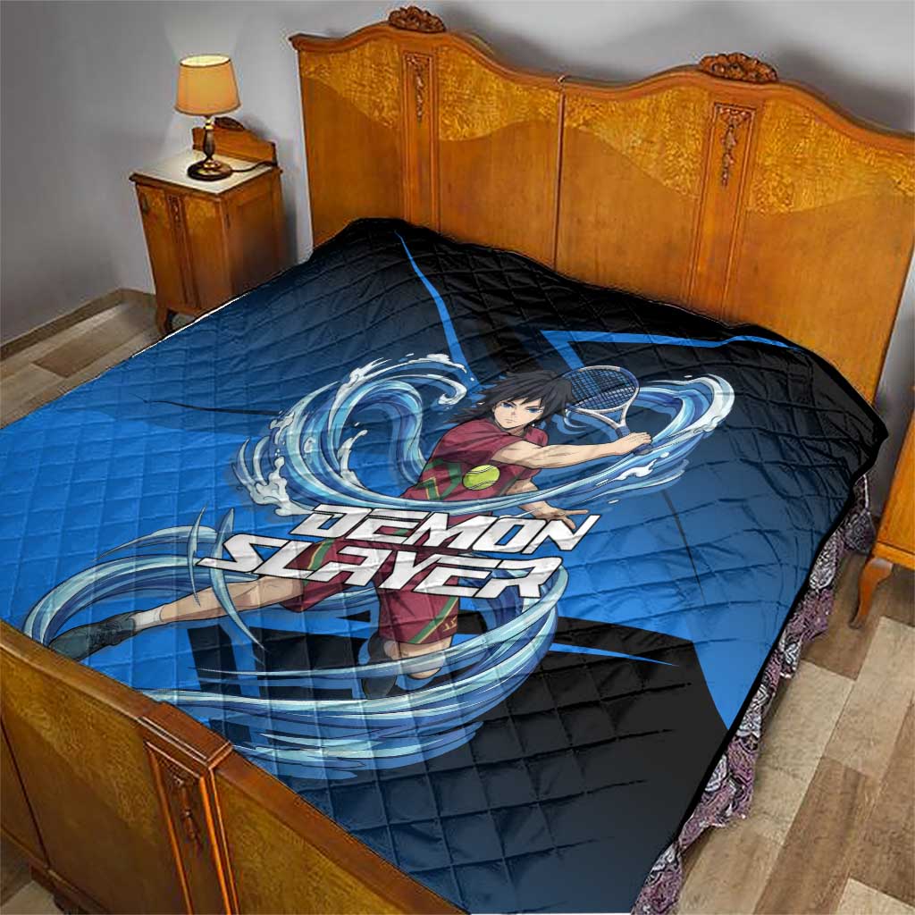 Giyuu Tomioka Water Serve Quilt Sporty Anime Mashup Style