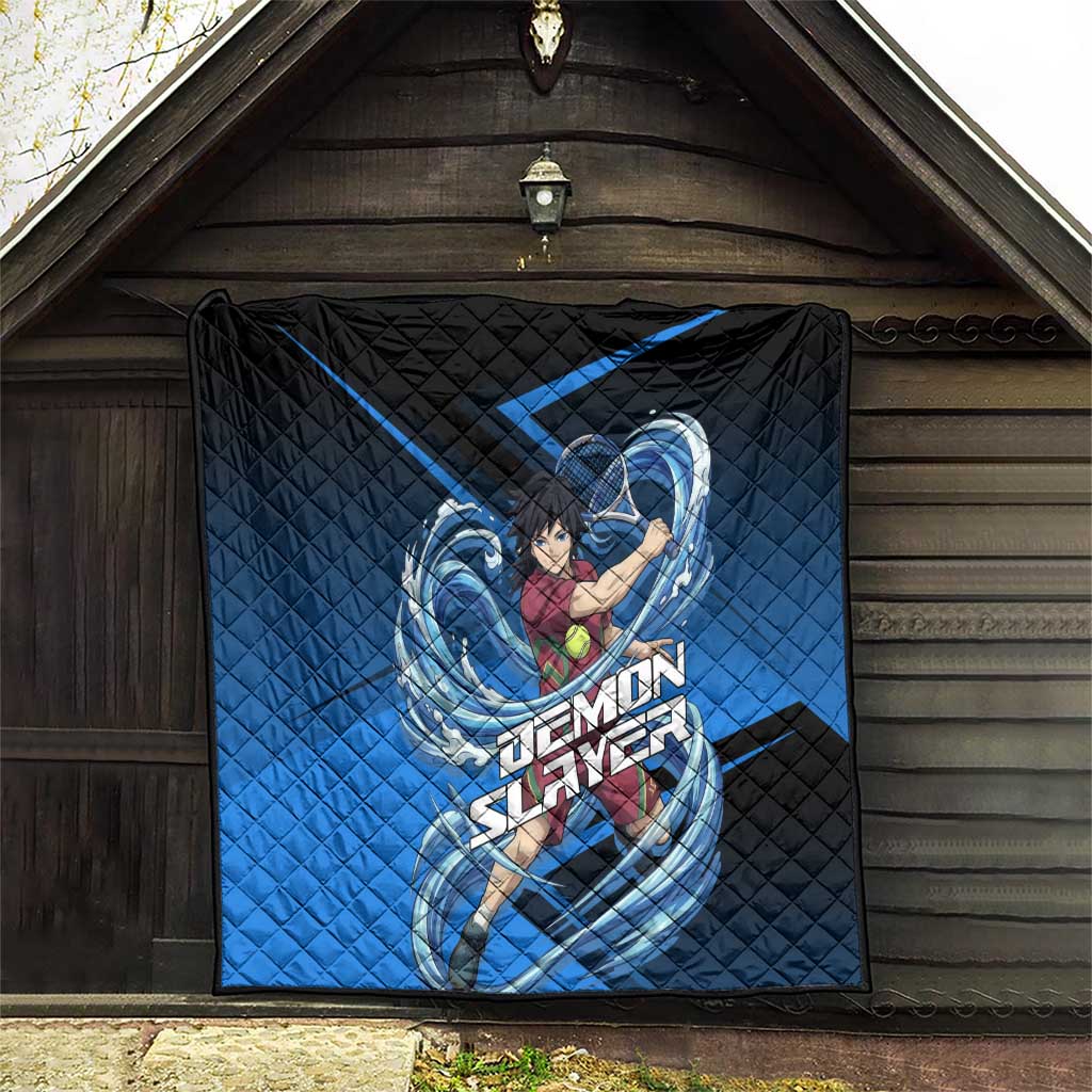 Giyuu Tomioka Water Serve Quilt Sporty Anime Mashup Style