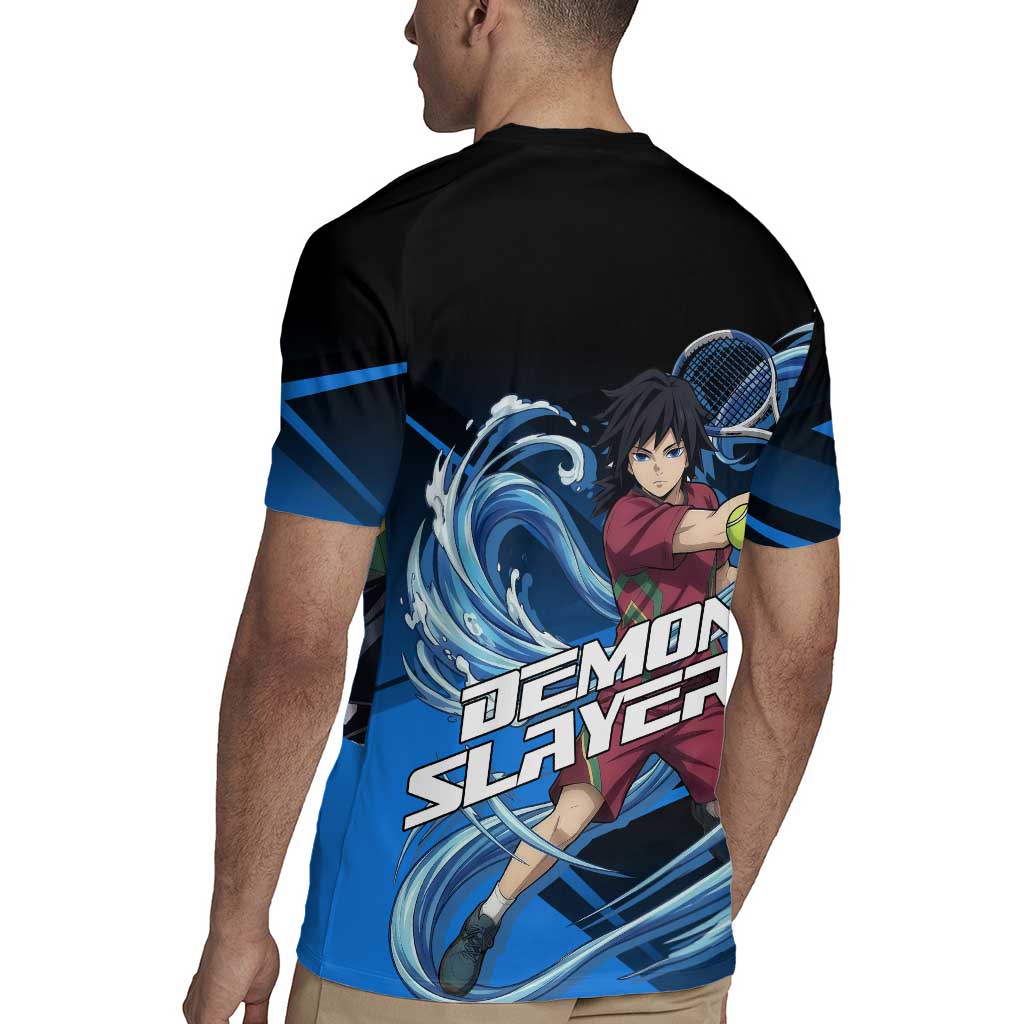Giyuu Tomioka Water Serve Rugby Jersey Sporty Anime Mashup Style