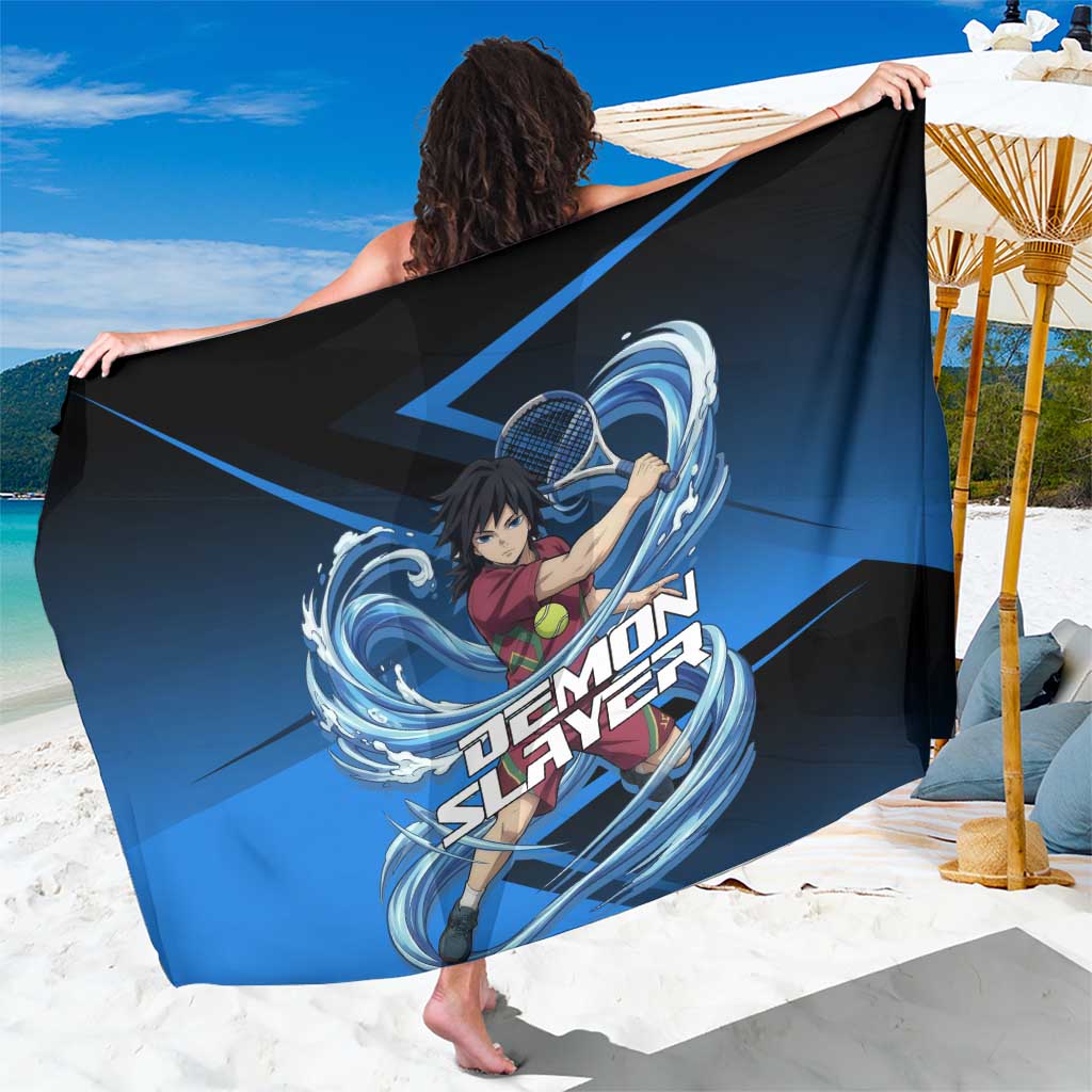 Giyuu Tomioka Water Serve Sarong Sporty Anime Mashup Style