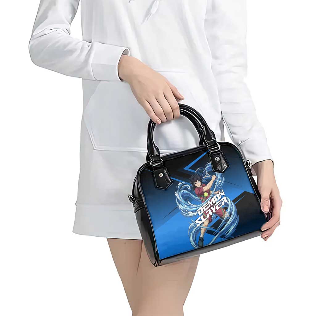 Giyuu Tomioka Water Serve Shoulder Handbag Sporty Anime Mashup Style