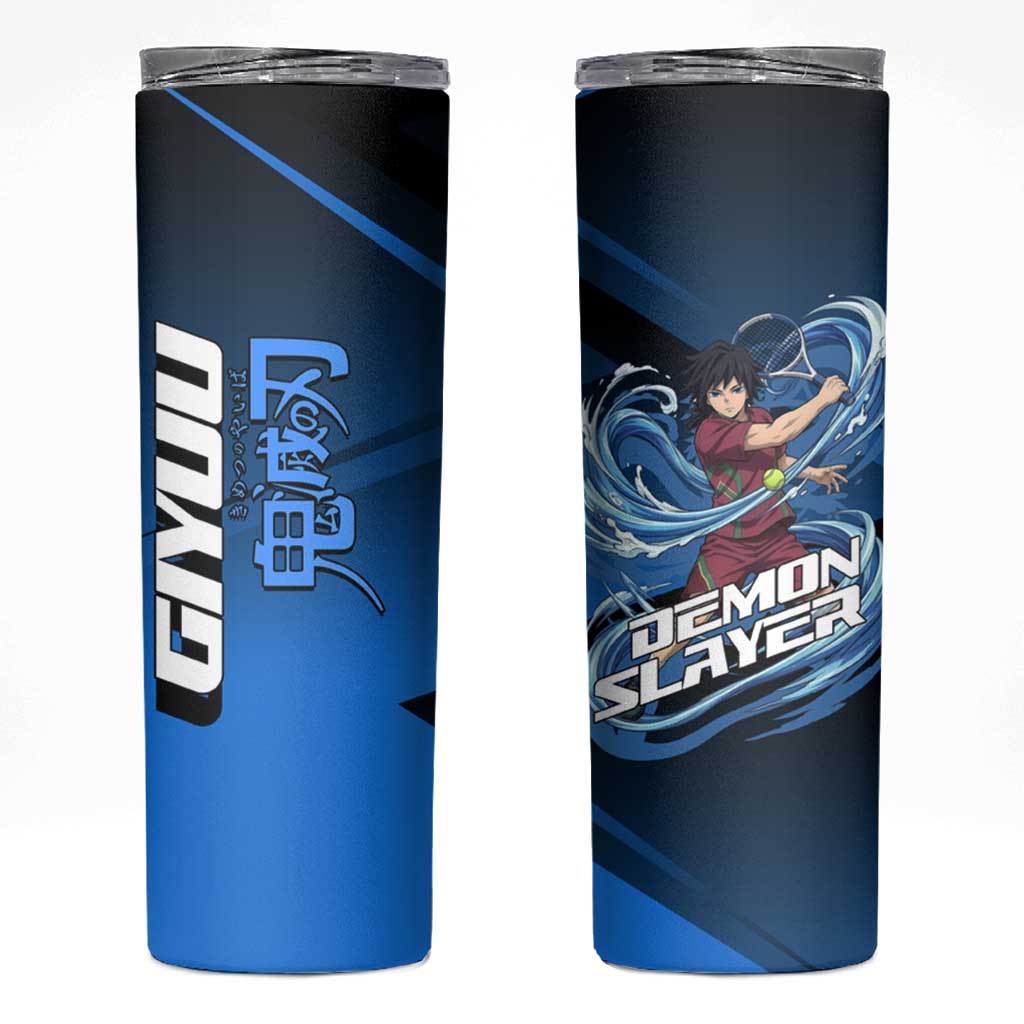 Giyuu Tomioka Water Serve Skinny Tumbler Sporty Anime Mashup Style