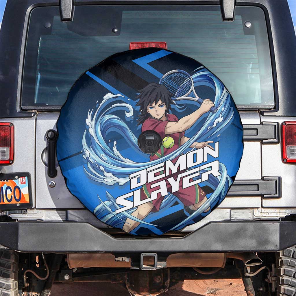 Giyuu Tomioka Water Serve Spare Tire Cover Sporty Anime Mashup Style