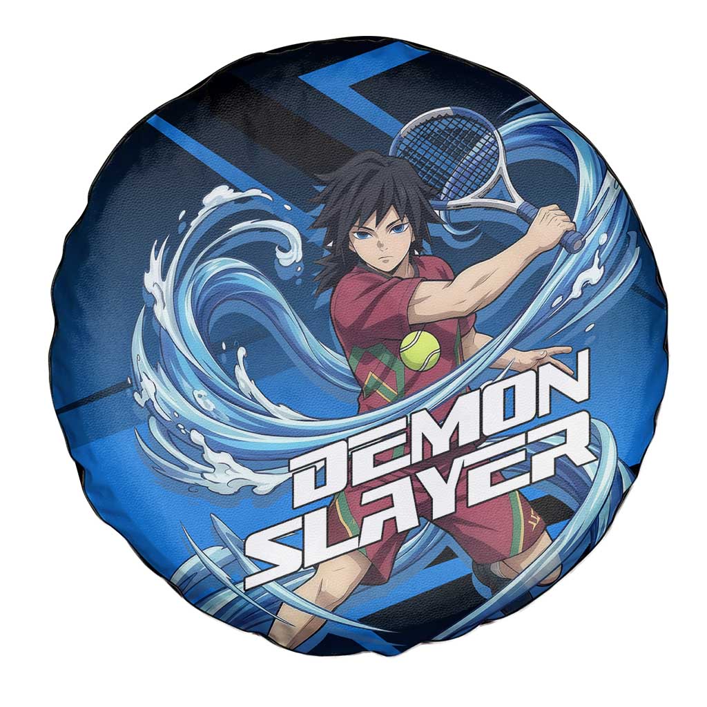 Giyuu Tomioka Water Serve Spare Tire Cover Sporty Anime Mashup Style