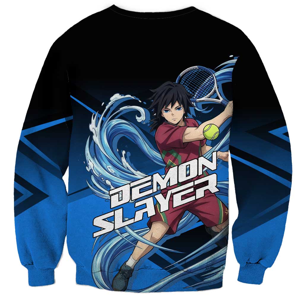 Giyuu Tomioka Water Serve Sweatshirt Sporty Anime Mashup Style