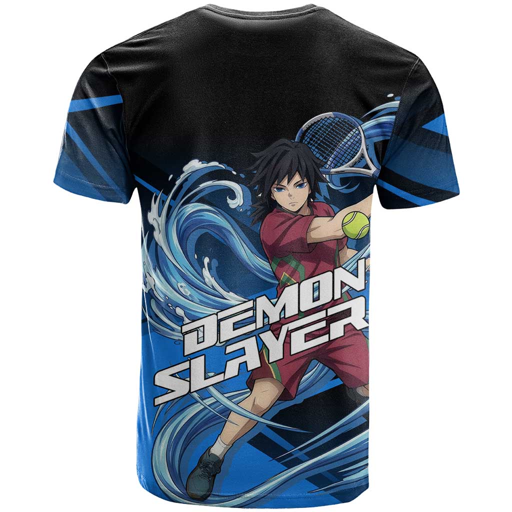 Giyuu Tomioka Water Serve T Shirt Sporty Anime Mashup Style