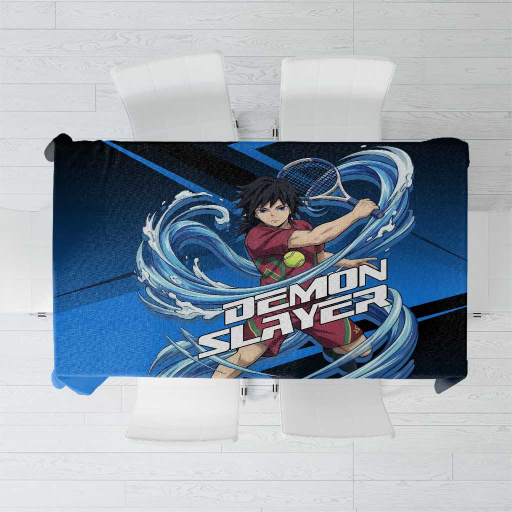 Giyuu Tomioka Water Serve Tablecloth Sporty Anime Mashup Style