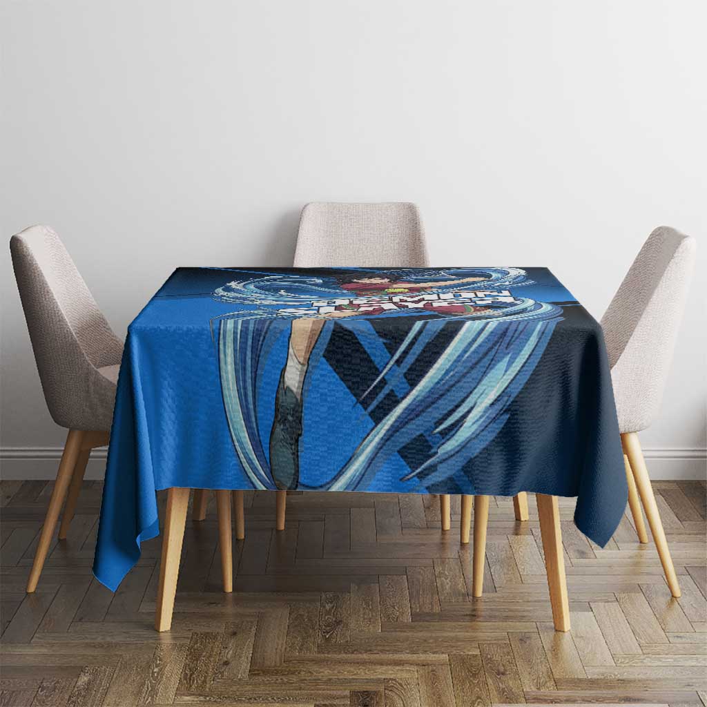 Giyuu Tomioka Water Serve Tablecloth Sporty Anime Mashup Style