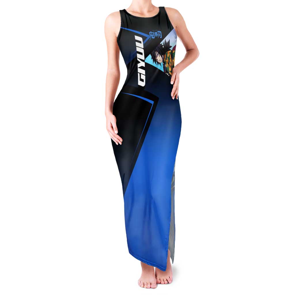 Giyuu Tomioka Water Serve Tank Maxi Dress Sporty Anime Mashup Style